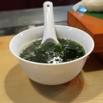 葵 - 青のりスープ