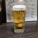 つかふき屋 - 生ビール
