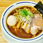 手打式超多加水麺 ののくら - '17.12特製醤油