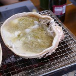 いけ活かに 竹林 - 蟹甲羅焼き