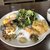 おかべ - 料理写真:ランチのサラダや天ぷらの盛り合わせ
