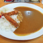 カレーやマドラス - カレーライス(小)＋エビフライ