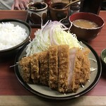 とんかつ 茅 - ロースかつ定食