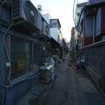 いし津 - お店までの道のり