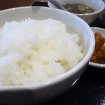 昇竜苑 - ライス（日替わりランチ）