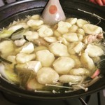 Izakaya Otaru - 鶏出汁すいとん大鍋after