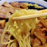 中華そば べんてん - 麺リフト②