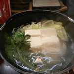 寿司・うなぎ 羽子吾 - 湯豆腐