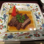 天ぷら ひさご - 国産牛ステーキでございます