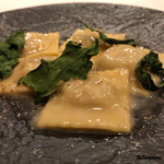 カーサ・デル・チーボ - ファラオーナとフォアグラのラビオリ