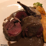 カーサ・デル・チーボ - パロンブの砂肝とハツのサルミソース