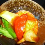 炒 - 海老の辛し甘酢カレー風味