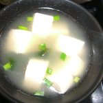 炒 - 豆腐のわかめのスープ