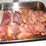 鶏魂鳥福 - 鶏肉の盛合せ