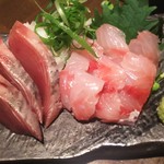 飲んべぇ食堂 らくだ屋 - お刺身(黒ムツ、鰹)