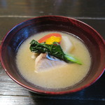 土家 - 29年12月　鰆、蕎麦がき、金時人参、蕪、ターサイの粕汁