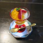 土家 - 29年12月　柚子シャーベット、蜜柑ゼリー、苺
