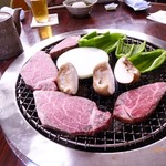 牛銀本店 - 特選松阪肉のヒレ肉あみ焼き