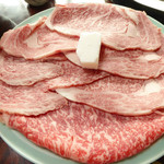 牛銀本店 - すき焼きの肉