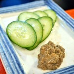 麺処 あす花 - '17.12かにみそキュウリ