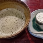 茶の湯の館 方丈庵 - 茶筅立てコーヒー 茶菓子付