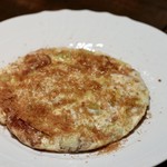 ファイ - 白魚とポロ葱のフリッタータ ボッタルガかけ