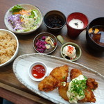 M's DINING - 若鶏の唐揚げ南蛮甘辛ソース膳(1,080円)