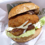 しいたけ尽くしのしいたけバーガー