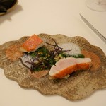 ナクレ - 金目鯛　海藻添え