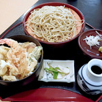 十割蕎麦まちだ - 天丼とそばのセット