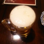 戸塚アジアンダイニング AZITO - 生ビール（２０１７年１２月訪問時）