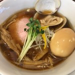 麺屋 壱心 - 蛤醤油そば 味玉トッピング