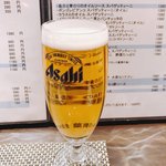 創作イタリアン Gemelli - 最初はビール