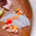 ラ グリーリア - 大分県産平目のカルパッチョ