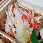 馳走 啐啄一十  - ①ズワイガニ(北海道産)
      ②柚子大根