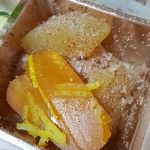 馳走 啐啄一十  - ⑪数の子の西京漬け
      ⑫唐墨(長崎県産)