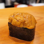 鮨竹 - 雲丹（相乗せ）