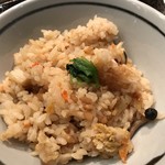 丸亀製麺 - 帆立ご飯