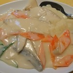 華都飯店 - 鮑クリームソース煮込み