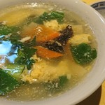 華都飯店 - 玉子スープ