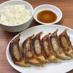 ラーメン神山 - Cセット（餃子＋ライス）