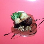 ニューヨークバー・シャンパンダイニング - フルーツのミルフィーユとキャラメルアイス