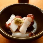 串ぼうず - タコ刺し