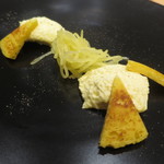 アベー - トウモロコシのムース パンケーキ、素麺南瓜