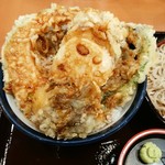 天丼てんや - 野菜天丼大盛り