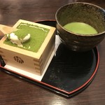 抹茶ティラミス＋抹茶（共の森: 918円）_2017年12月