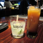 BARBACOA CLASSICO - カイピリーニャ　900円+Tax  ＆　カシスオレンジ　900円+Tax