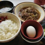 すき家 - 牛皿定食です。