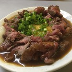 立呑み きむらや - 牛肉タタキユッケ風