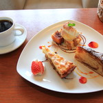 ビボバ - 料理写真:デザート3種盛り